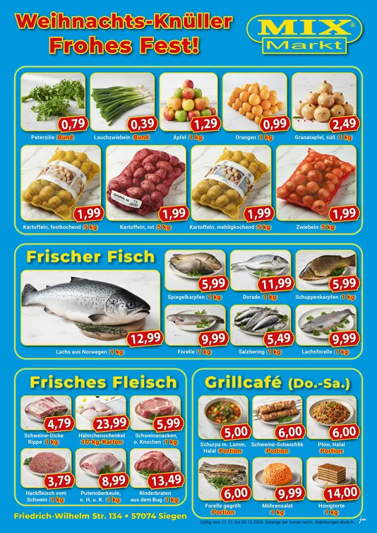 Angebotsflyer mit verkaufsstarker Struktur und KI-optimierten Produktbildern