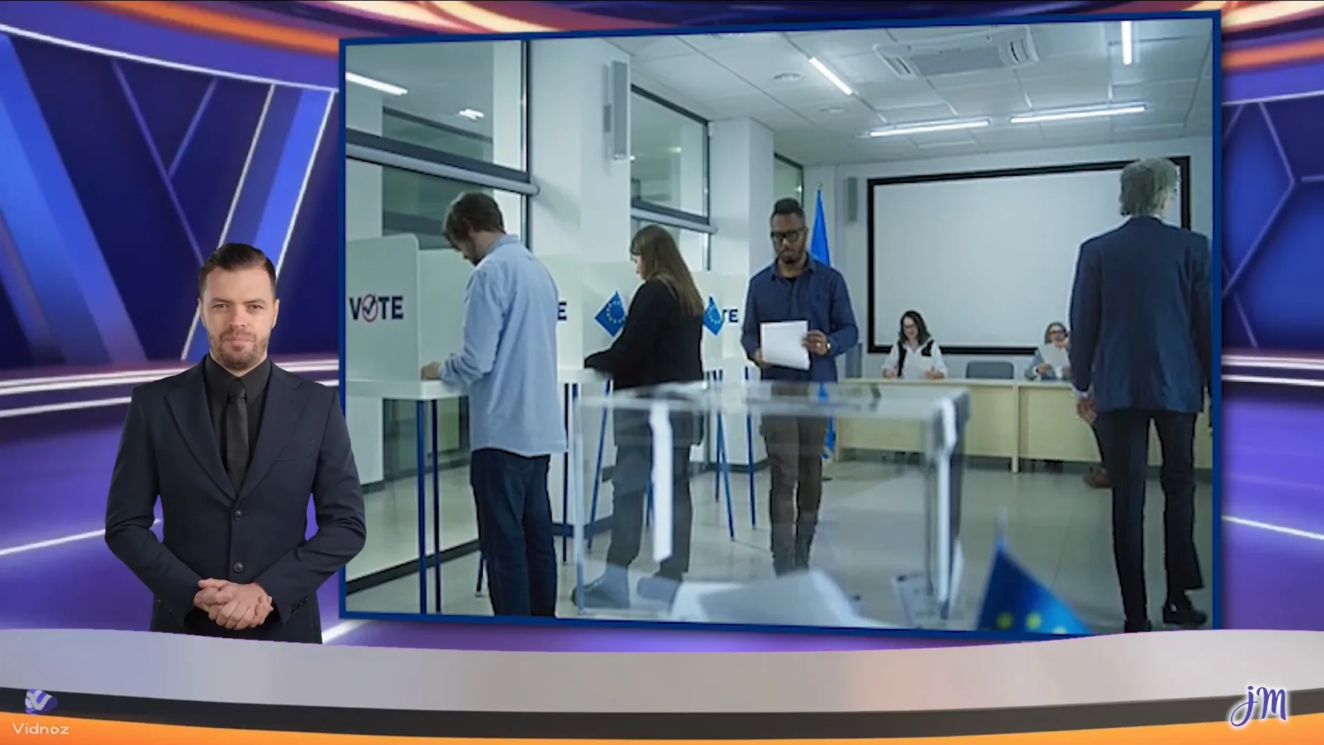 Motivationsvideo zur Wahl mit animierten Szenen